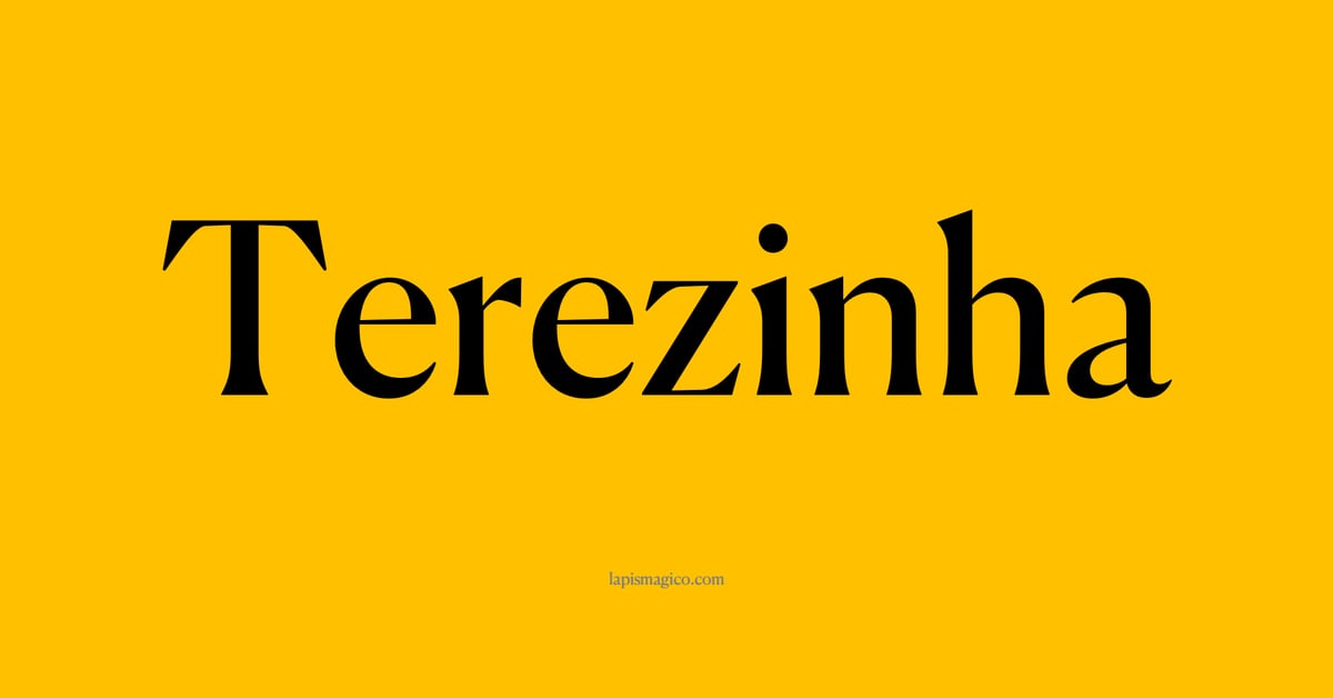 Nome Terezinha, ficha divertida com pontilhado para crianças