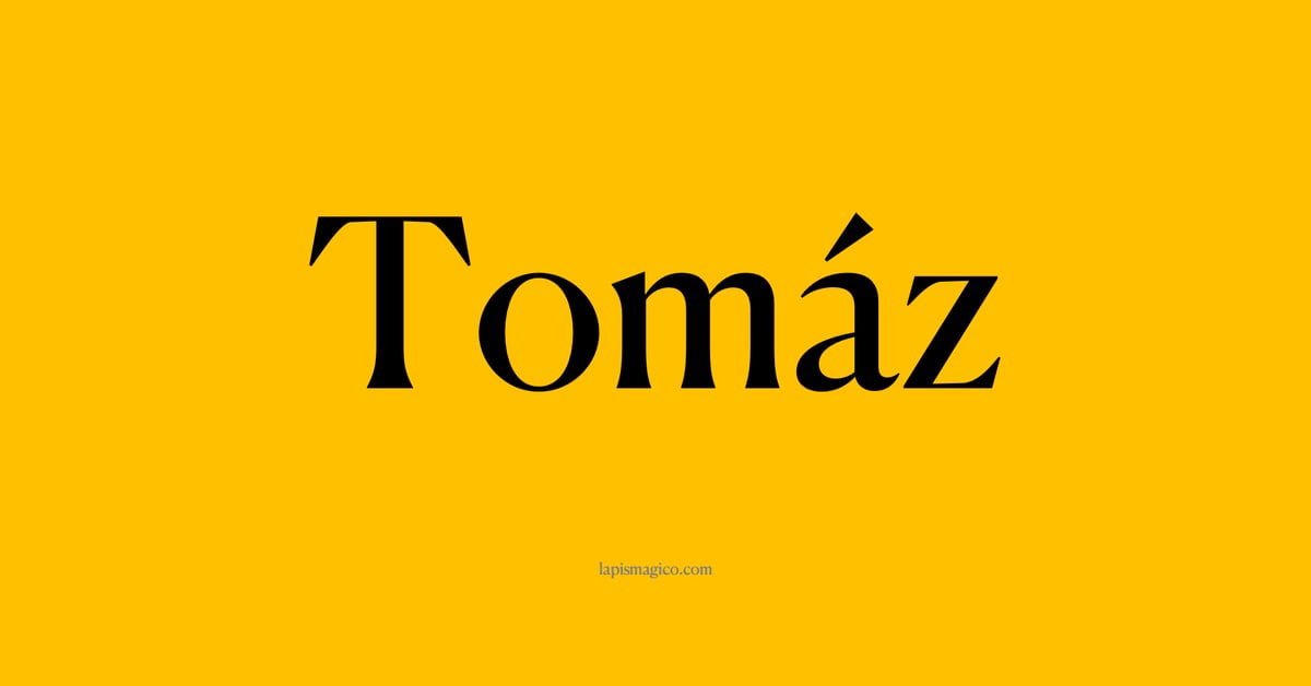 Nome Tomáz, ficha divertida com pontilhado para crianças