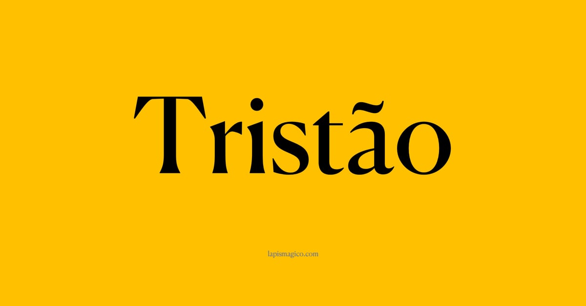 Nome Tristão, ficha divertida com pontilhado para crianças