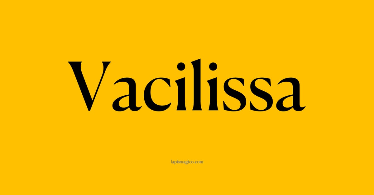 Nome Vacilissa, ficha divertida com pontilhado para crianças
