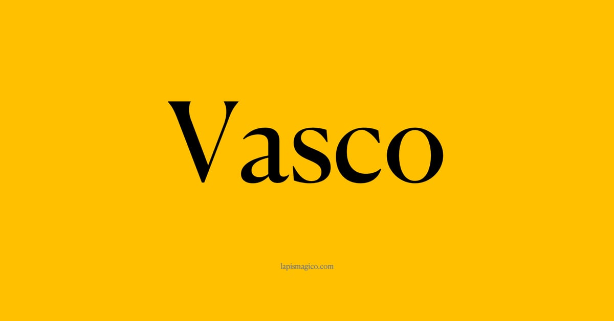 Nome Vasco, ficha divertida com pontilhado para crianças