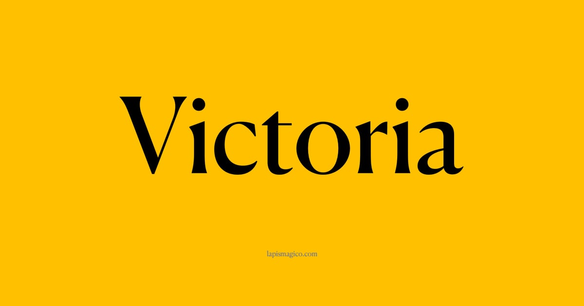 Nome Victoria, ficha divertida com pontilhado para crianças