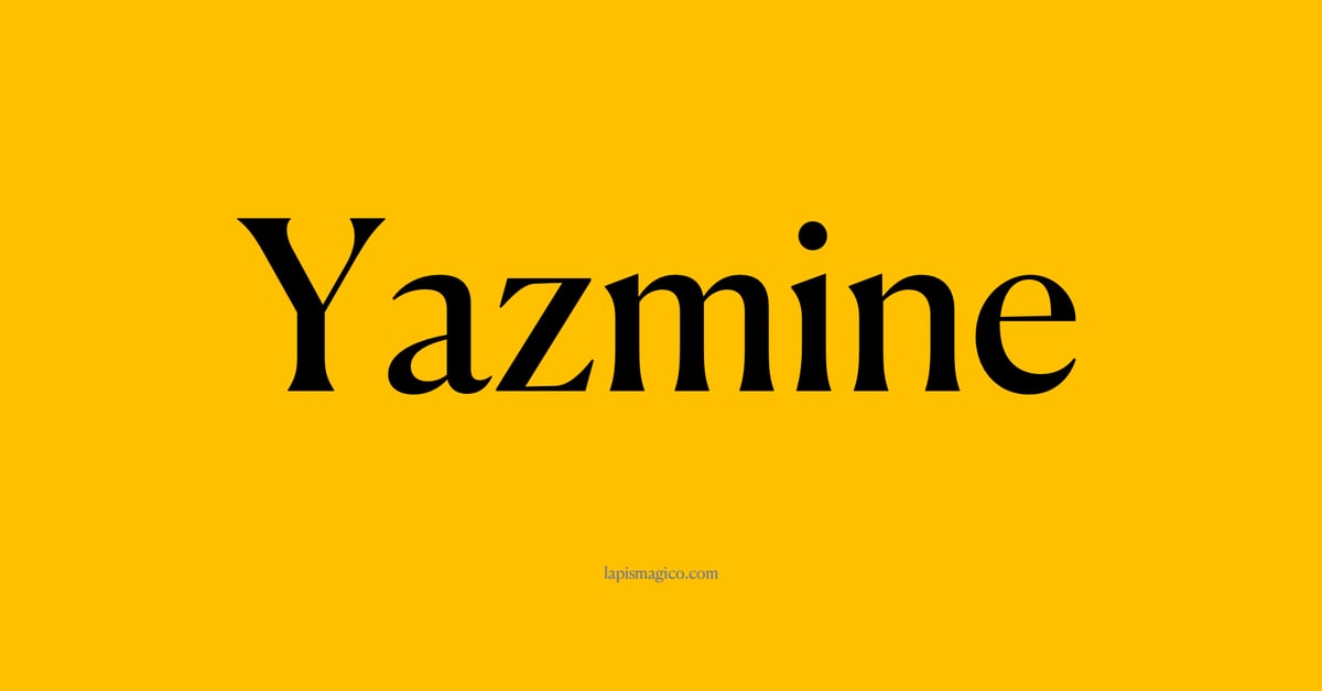 Nome Yazmine, ficha divertida com pontilhado para crianças