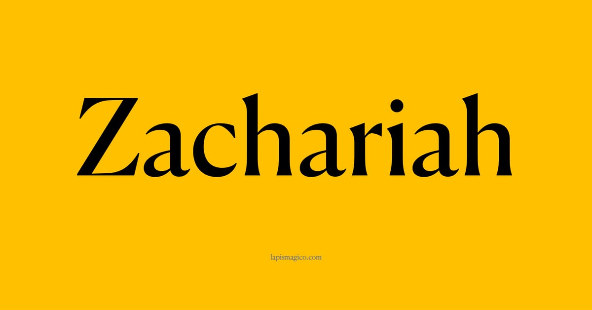 Nome Zachariah, ficha divertida com pontilhado para crianças