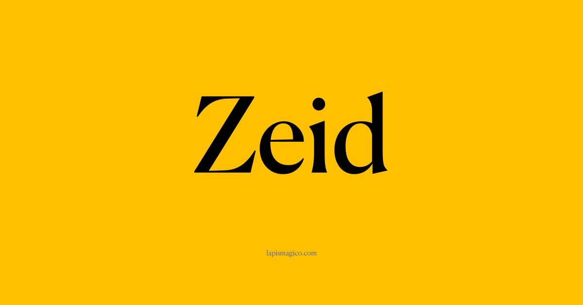Nome Zeid, ficha divertida com pontilhado para crianças