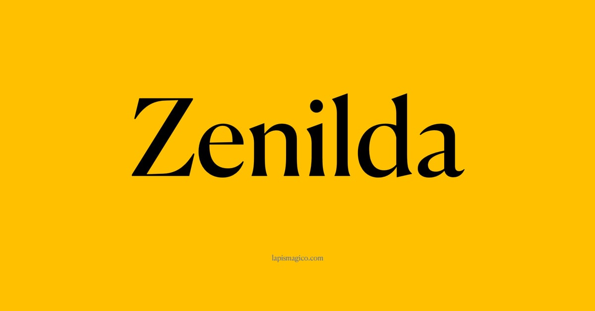 Nome Zenilda, ficha divertida com pontilhado para crianças