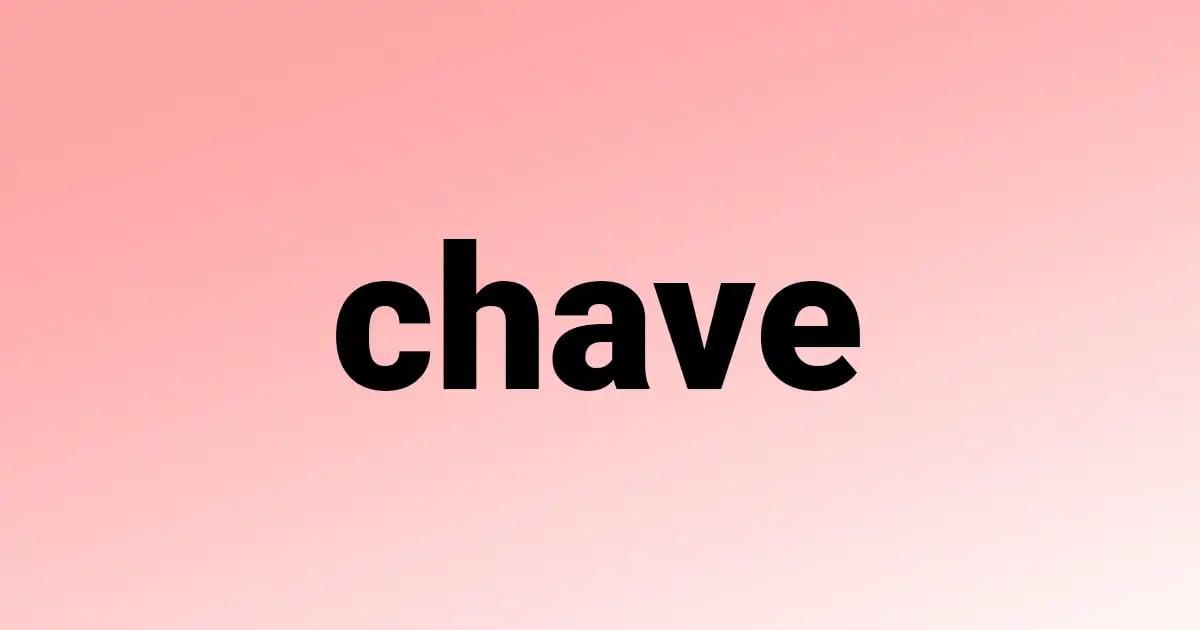 Chave - Método das 28 palavras