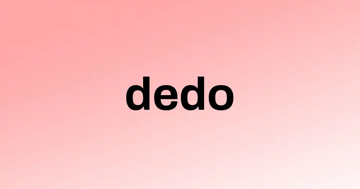 Dedo- Método das 28 palavras