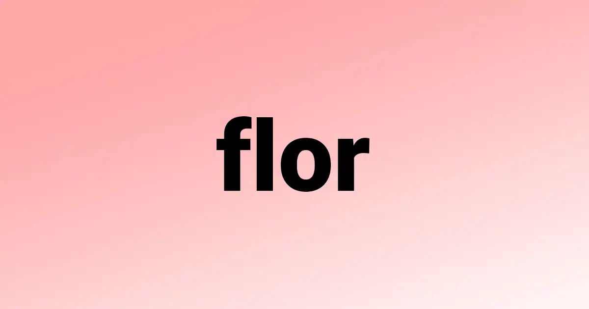 Flor - Método das 28 palavras