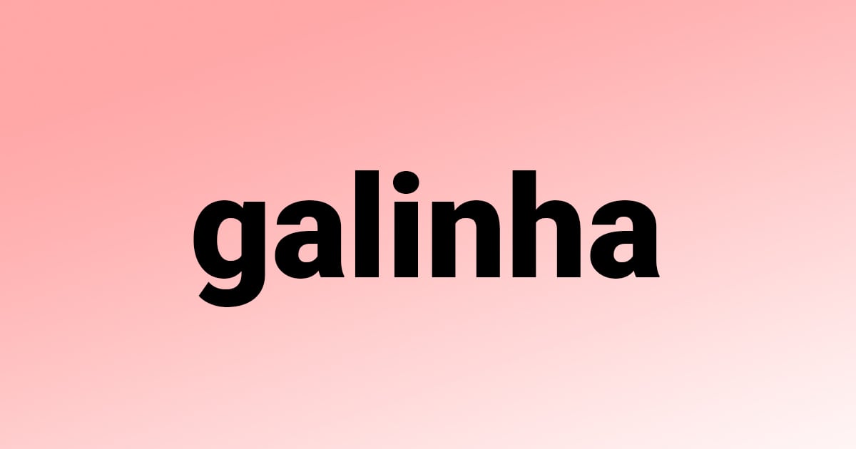 Galinha- Método das 28 palavras