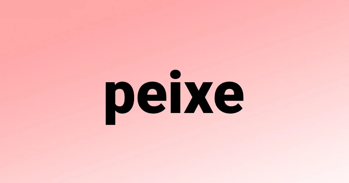 Peixe - Método das 28 palavras