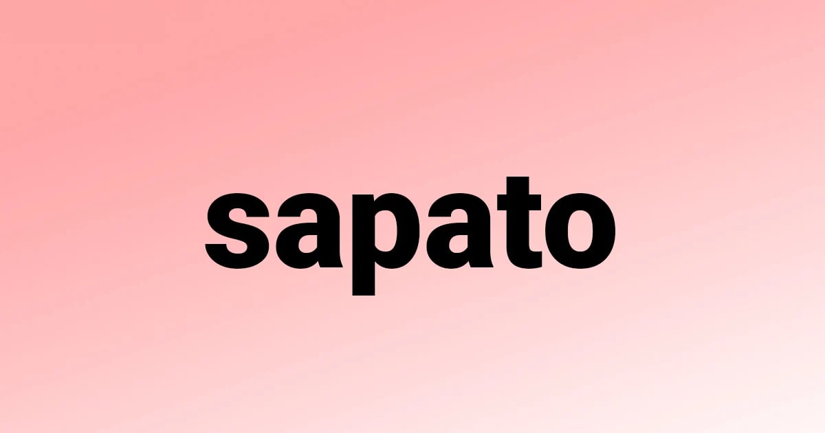 Sapato - Método das 28 palavras