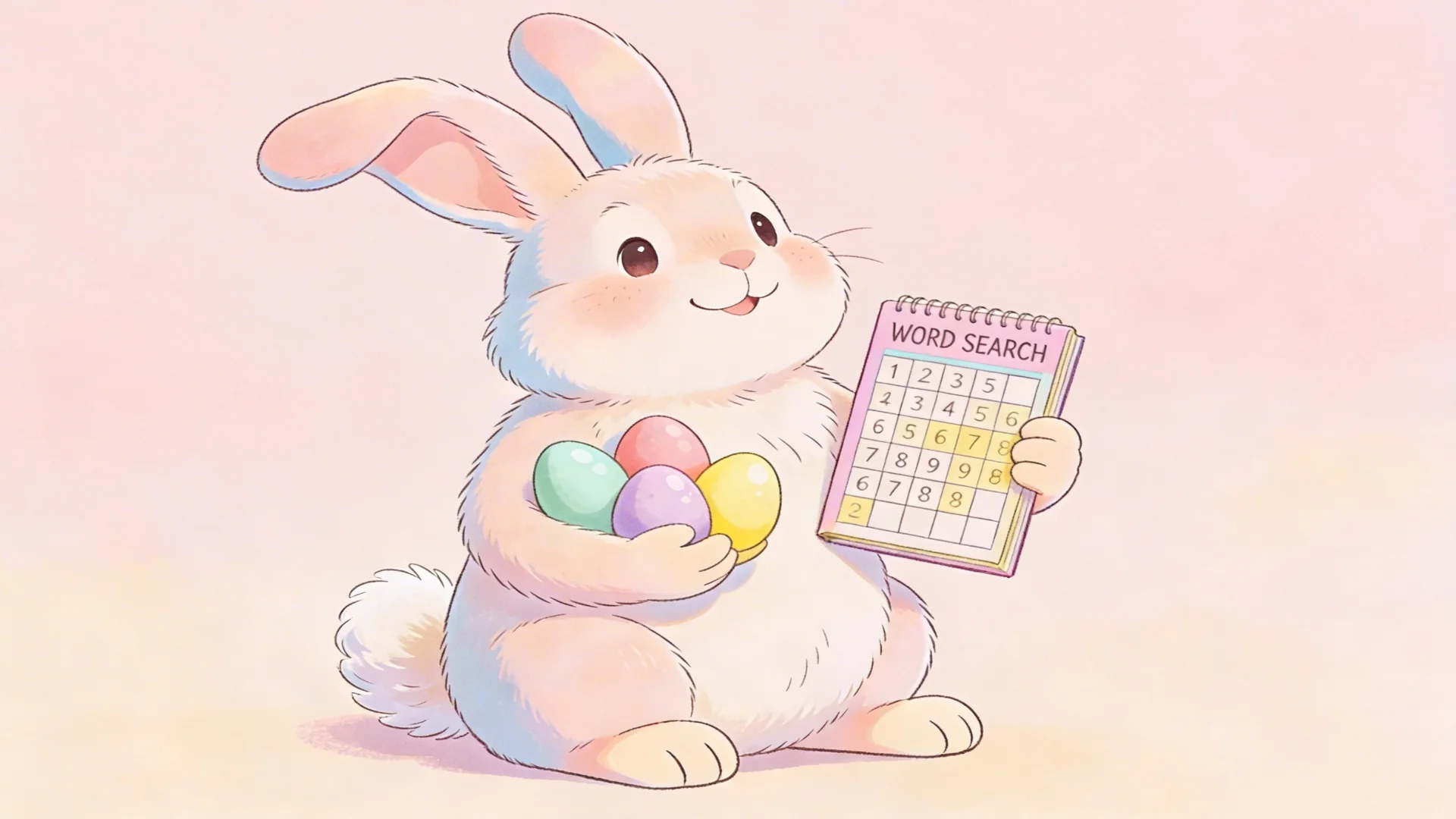 Sopa de letras sobre a Páscoa