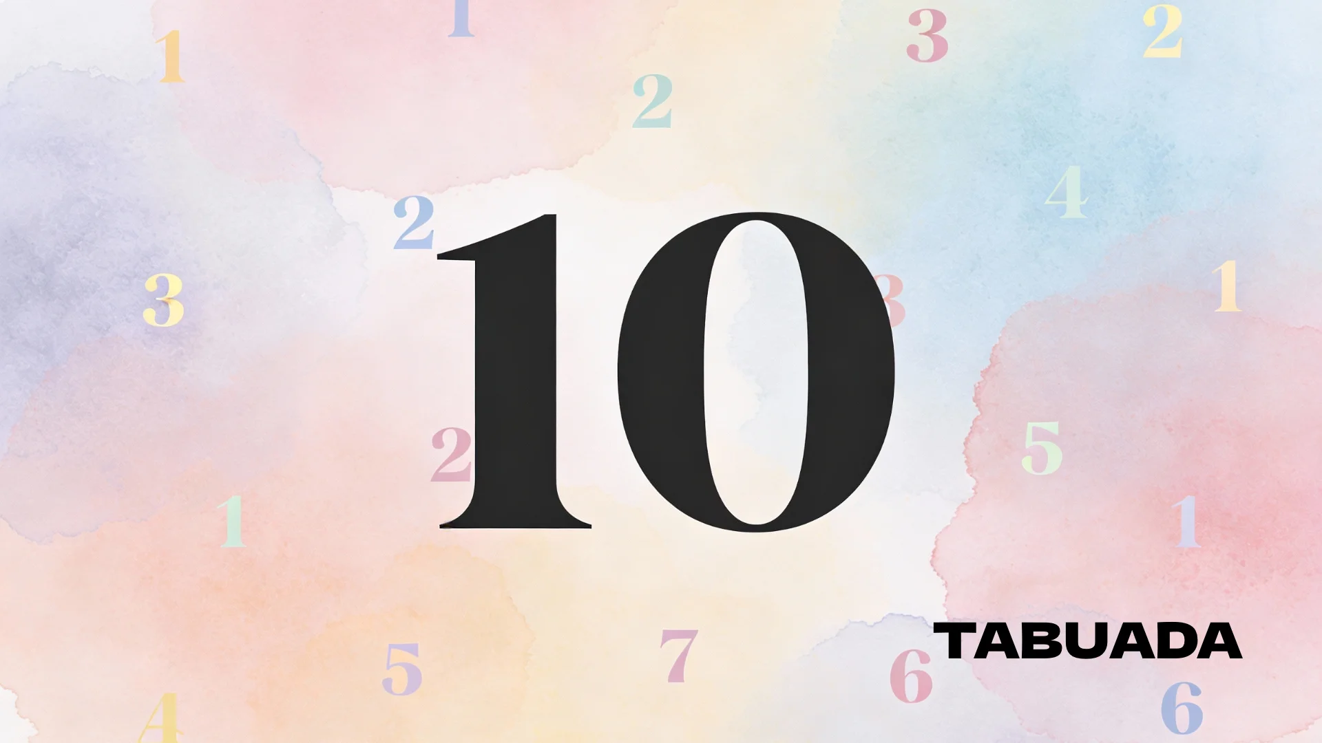 Tabuada do 10 para crianças (fichas divertidas e gratuitas)