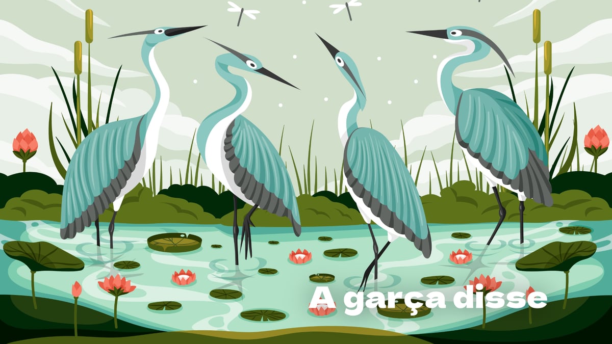 A Garça Disse, trava-línguas