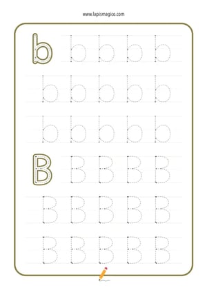 Letra B, ficha pdf nº5 Letra B, ficha pdf nº5