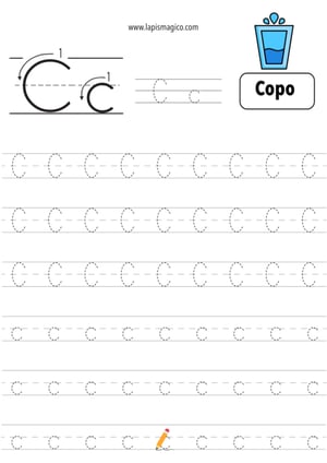 Letra C, ficha pdf nº4 Letra C, ficha pdf nº4