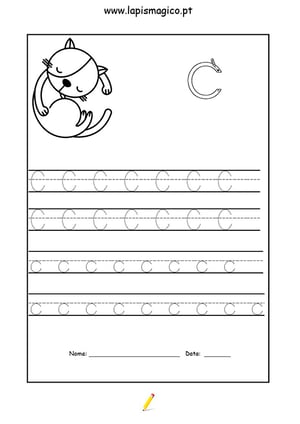 Letra C, ficha pdf nº1