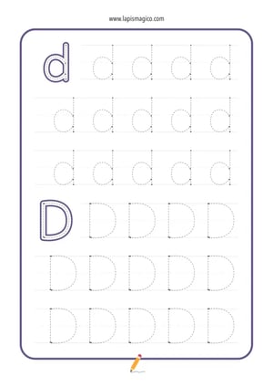 Letra D, ficha pdf nº4 Letra D, ficha pdf nº4