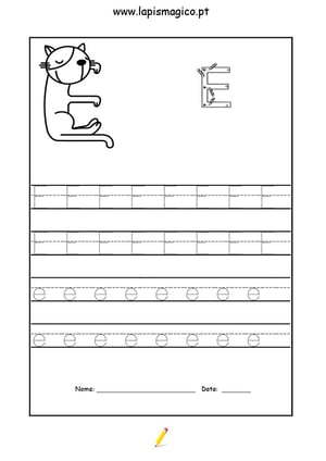 Letra E, ficha pdf nº1 Letra E, ficha pdf nº1