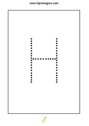 Letra H, ficha pdf nº2