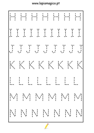 Letra I, ficha pdf nº3