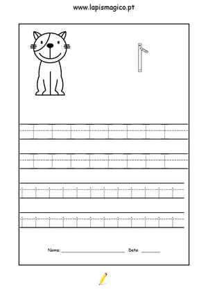 Letra I, ficha pdf nº1