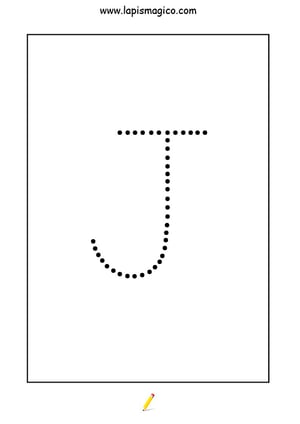 Letra J, ficha pdf nº2
