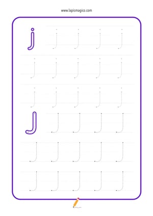 Letra J, ficha pdf nº5 Letra J, ficha pdf nº5