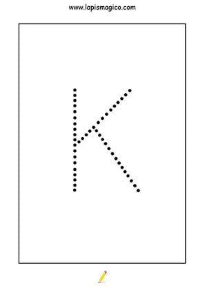 Letra K, ficha pdf nº2