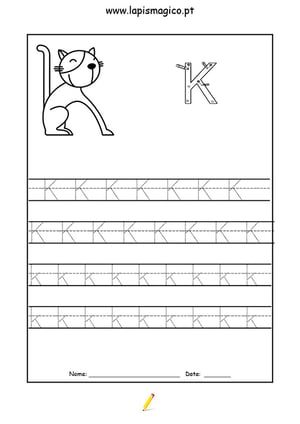 Letra K, ficha pdf nº1