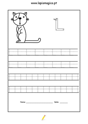 Letra L, ficha pdf nº1