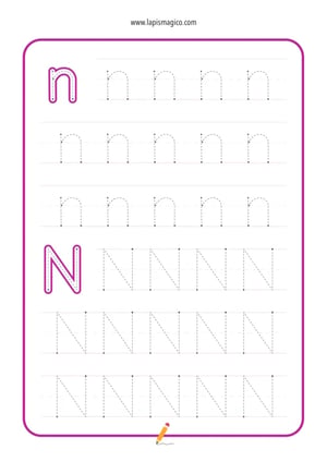 Letra N, ficha pdf nº5