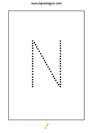 Letra N, ficha pdf nº2