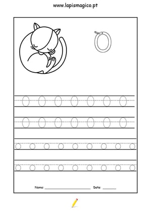 Letra O, ficha pdf nº1