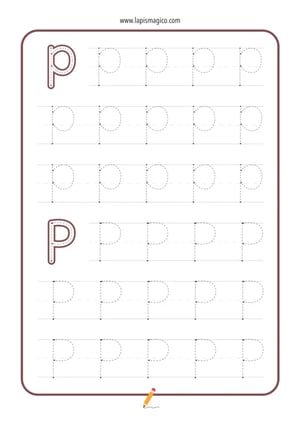 Letra P, ficha pdf nº5 Letra P, ficha pdf nº5