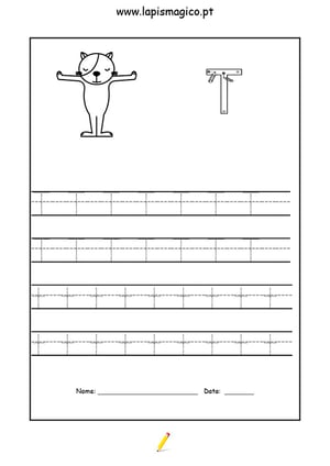 Letra T, ficha pdf nº1