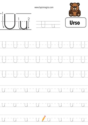 Letra U, ficha pdf nº6