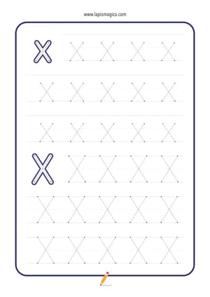 Letra X, ficha pdf nº5 Letra X, ficha pdf nº5