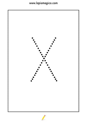 Letra X, ficha pdf nº2