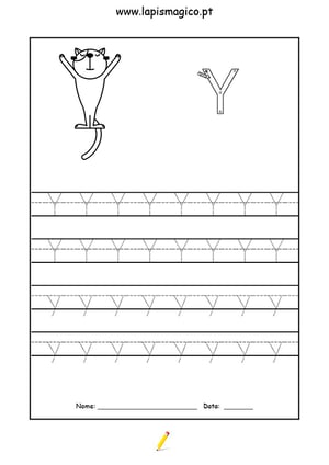 Letra Y, ficha pdf nº1