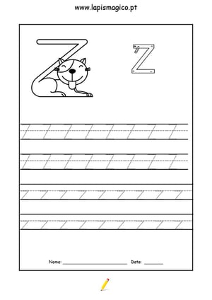 Letra Z, ficha pdf nº1
