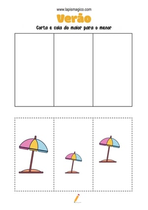 Atividades de Verão, ficha pdf nº3