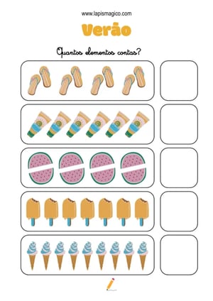 Atividades de Verão, ficha pdf nº5