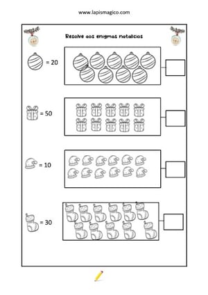 Atividades de Natal, ficha pdf nº9