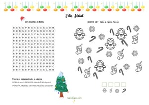 Atividades de Natal, ficha pdf nº2