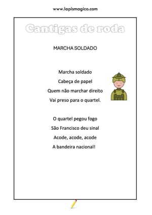 Marcha Soldado, ficha pdf nº1