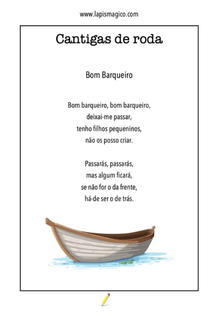 Bom barqueiro, ficha pdf nº1