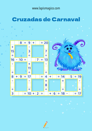 Atividades didáticas de Carnaval, ficha pdf nº14