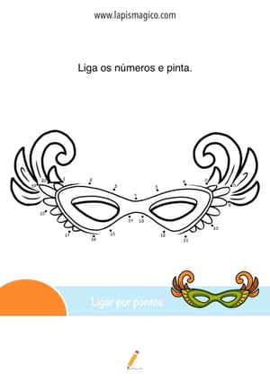 Ligar por números, ficha pdf nº1
